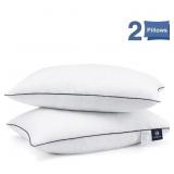 SUMITU Bed Pillows for Sleeping 2 Pack queen , Hypoallergenic Pillow for Side and Back Sleeper, Soft Hotel Collection Gel Pillows Set of 2, Down Alternative Cooling Pillow
