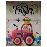 Happy Easter garden flag 12x18.5 inches double sided