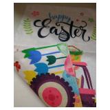 Happy Easter garden flag 12x18.5 inches double sided