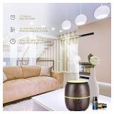 URPOWER ESSENTIAL OIL DIFFUSER, 230ML DIFFUSERS FOR ESSENTIAL OILS SUPER QUIET WOOD GRAIN AROMATHERAPY OIL DIFFUSEr