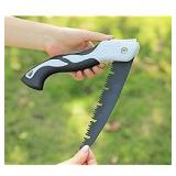 BlueCatELE Folding Pruning Saw Household Portable Garden Pruning Saw Survial Hand Saw Tool for Garden Trimming Wood Camping Field Survival Travel
