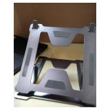 Laptop Stand Adjustable Computer Stand Aluminum Riser Holder Compatible with MacBook Air Pro, HP, Dell, More 10-17.3" Laptops Collapsible and Non-Slip Metal
