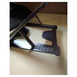 Laptop Stand Adjustable Computer Stand Aluminum Riser Holder Compatible with MacBook Air Pro, HP, Dell, More 10-17.3" Laptops Collapsible and Non-Slip Metal
