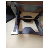 Laptop Stand Adjustable Computer Stand Aluminum Riser Holder Compatible with MacBook Air Pro, HP, Dell, More 10-17.3" Laptops Collapsible and Non-Slip Metal