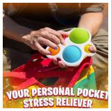 Simple Dimple Fidget Toy - Educational Push Pop Bubble Toy for Kids and Adults varies from stock photo