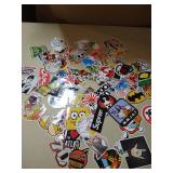 Cool Sticker 100pcs Random Music Film Vinyl Skateboard Guitar Travel Case Sticker Door Laptop Luggage Car Bike Bicycle Stickers (100pcs) varies