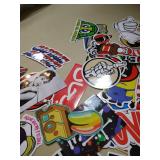 Cool Sticker 100pcs Random Music Film Vinyl Skateboard Guitar Travel Case Sticker Door Laptop Luggage Car Bike Bicycle Stickers (100pcs) varies