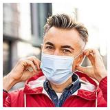 Disposable Face Masks 3-Ply Breathable Face Masks with Nose Wire Blue - Pack of 50