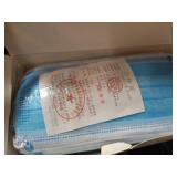 Disposable Face Masks 3-Ply Breathable Face Masks with Nose Wire Blue - Pack of 50