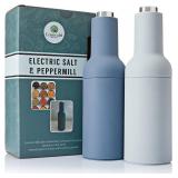 Emerald trading electric salt and pepper mills set