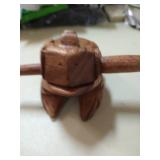 Deluxe Medium 4" Wood Frog Guiro Rasp - Musical Instrument Tone Block