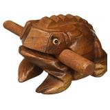 Deluxe Medium 4" Wood Frog Guiro Rasp - Musical Instrument Tone Block