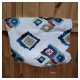 Oirpro Grey with Blues Boho Modern Farmhouse Throw Pillow Covers Decorative Embroidered Geometric Pattern Indoor Outdoor 20 x 20 Inch Pillow Covers, 2 Pack ** blues see picks