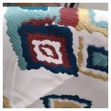 Oirpro Grey with Blues Boho Modern Farmhouse Throw Pillow Covers Decorative Embroidered Geometric Pattern Indoor Outdoor 20 x 20 Inch Pillow Covers, 2 Pack ** blues see picks