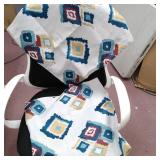 Oirpro Grey with Blues Boho Modern Farmhouse Throw Pillow Covers Decorative Embroidered Geometric Pattern Indoor Outdoor 20 x 20 Inch Pillow Covers, 2 Pack ** blues see picks