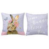 Zepolu Set of 2 Purple Rabbit 18 