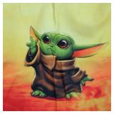 Star Wars The Mandalorian Baby Yoda Grogu Super Soft Plush Pillow, Measures 16