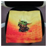 Star Wars The Mandalorian Baby Yoda Grogu Super Soft Plush Pillow, Measures 16