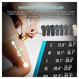 2 Pack Knee Brace | Knee Compression Sleeve for Men & Women | Knee Support for Running | Medical Grade Knee Pads for Meniscus Tear, ACL, Arthritis, Joint Pain Relief** size L