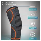 2 Pack Knee Brace | Knee Compression Sleeve for Men & Women | Knee Support for Running | Medical Grade Knee Pads for Meniscus Tear, ACL, Arthritis, Joint Pain Relief** size L