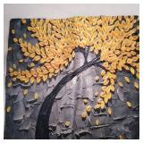 ULOVE LOVE YOURSELF Cotton Linen Throw Pillow Case Oil Painting Square Home Decorative Cushion Cover for 18 X 18 Inches Pillow Inserts, 4Pack Multicolor Trees