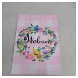 Welcome Easter Bunny Garden Flag for Outside, * different design see pics