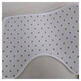 Happy Easter Bunny and Eggs 4 Pcs Shower Curtain Sets with Non-Slip Bathroom Rugs Toilet Lid Cover and Bath Mat, Durable Waterproof Curtains with Hooks* design is different see last pics