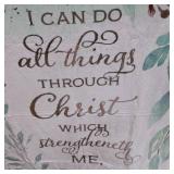 Philippians 4-13 Throw Blanket Quilt Bedspread Flannel Ultra Soft Microfiber Luxurious Warm Cozy Bed Camping Couch Home Decor** different design see pics