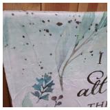 Philippians 4-13 Throw Blanket Quilt Bedspread Flannel Ultra Soft Microfiber Luxurious Warm Cozy Bed Camping Couch Home Decor** different design see pics