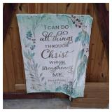 Philippians 4-13 Throw Blanket Quilt Bedspread Flannel Ultra Soft Microfiber Luxurious Warm Cozy Bed Camping Couch Home Decor** different design see pics