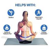 Premium Memory Foam Seat Cushion, for Sciatica Tailbone Back Pain Relief, Posture Correction. Orthopedic Sitting Pillows for Office Chair, Car, Truck, Kitchen, Wheelchair with Non-Slip Bottom** differ