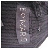 E Marie Travel Blanket and Eye Mask in Black at Nordstrom