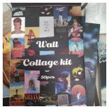 50PCS Album Cover Wall Collage Kit Aesthetic Pictures, Aesthetic Room Decor, Bedroom Decor for Teen Girls, Wall Collage Kit, VSCO Room Decor, Posters for Room Aesthetic, Collage Kit (4 x 6 in** design
