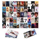 50PCS Album Cover Wall Collage Kit Aesthetic Pictures, Aesthetic Room Decor, Bedroom Decor for Teen Girls, Wall Collage Kit, VSCO Room Decor, Posters for Room Aesthetic, Collage Kit (4 x 6 in** design