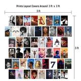 50PCS Album Cover Wall Collage Kit Aesthetic Pictures, Aesthetic Room Decor, Bedroom Decor for Teen Girls, Wall Collage Kit, VSCO Room Decor, Posters for Room Aesthetic, Collage Kit (4 x 6 in** design