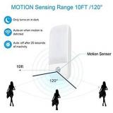 Motion Sensor Light, Cupboard Light with Battery Powered Lights 12 LEDs, Night Light with Removable Magnetic Strip Stick-on Wardrobe Cabinet Hallway Kitchen Bedroom,Easy to Install (Cool White, 1PCS