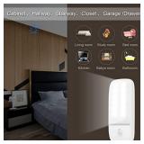 Motion Sensor Light, Cupboard Light with Battery Powered Lights 12 LEDs, Night Light with Removable Magnetic Strip Stick-on Wardrobe Cabinet Hallway Kitchen Bedroom,Easy to Install (Cool White, 1PCS