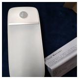 Motion Sensor Light, Cupboard Light with Battery Powered Lights 12 LEDs, Night Light with Removable Magnetic Strip Stick-on Wardrobe Cabinet Hallway Kitchen Bedroom,Easy to Install (Cool White, 1PCS