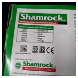 Shamrock Synthetic Vinyl Powder Free Examination Gloves, Medium, 100 Count