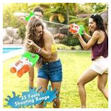 Water Guns for Kids Super Water Soaker Blaster, Squirt Guns for Adults Children, Summer Swimming Pool Beach Water Fighting Toys Gifts for Boys Girls** COLOR WILL VARY