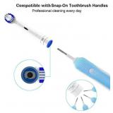 Oral B Braun Compatible Replacement Toothbrush Heads, 4 Pack Professional Electric Toothbrush Heads for Oral-B 7000 / Pro 1000/9600/500/3000/8000** bonus 2 packs per lot