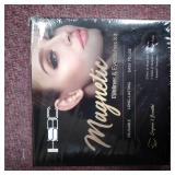 Pack of 5 Reusable Magnetic Eyelashes & 2 Tubes of 3D Enhanced Magnetic Eyeliner Kit with Tweezers Inside, Magnetic Eyeliner and Magnetic Eyelash Kit