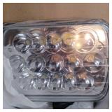 Rectangle H6054 LED Headlights 5x7 7x6 Headlamp Hi/Low Sealed Beam H4 9003 Plug 6054 H5054 Compatible with S10 Blazer Express Van/Wrangler YJ XJ Cherokee Truck Van** 1 pc