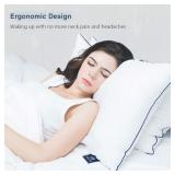 SUMITU Bed Pillows for Sleeping 2 Pack Queen Size 20 x 30 Inches, Hypoallergenic Pillow for Side and Back Sleeper, Soft Hotel Collection Gel Pillows Set of 2, Down Alternative Cooling Pillow** $48.98 