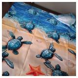 HOODED SEA TURTLE BEACH TOWEL