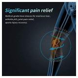 Professional Knee Brace,Knee Compression Sleeve Support for Men Women with Patella Gel Pads & Side Stabilizers,Medical Grade Knee Pads for Running,Meniscus Tear,ACL,Arthritis,Joint Pain Relief** diffe