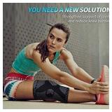 Professional Knee Brace,Knee Compression Sleeve Support for Men Women with Patella Gel Pads & Side Stabilizers,Medical Grade Knee Pads for Running,Meniscus Tear,ACL,Arthritis,Joint Pain Relief** diffe