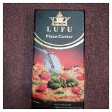 LuFu Stainless Steel Slicer Pizza Cutter Wheel with Non &Professional Pizza Cutter,Equipped with Sharp Blade,Slip-Proof Handle and Finger-Protection Design,Best Choice for Chefs