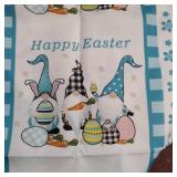 Table Runner Gnome Easter Egg Bunny Dresser Scarves Table Setting Decor Egg Hunt Daisy Floral for Garden Wedding Parties Dinner Easter Home Decoration Spring Holidays** see last pics for design