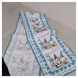 Table Runner Gnome Easter Egg Bunny Dresser Scarves Table Setting Decor Egg Hunt Daisy Floral for Garden Wedding Parties Dinner Easter Home Decoration Spring Holidays** see last pics for design
